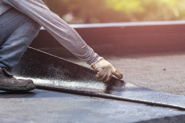 Professional Waterproofing technician working in Rockbridge, OH